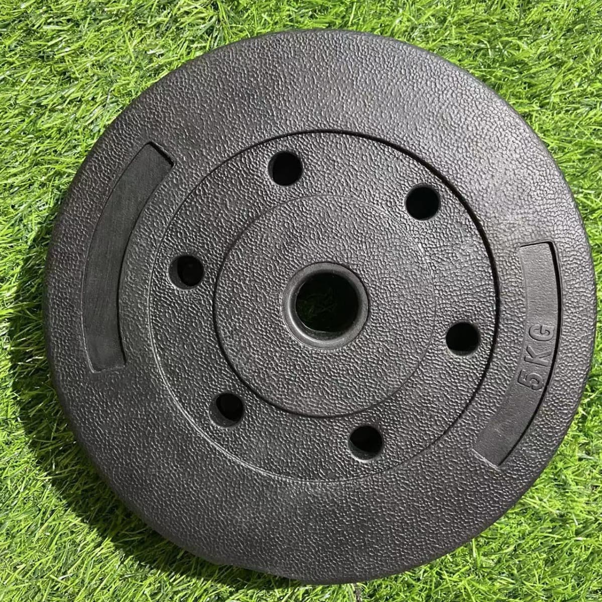 Placas de halteres e placas de barra pretas ecológicas, adequadas para placas de peso de cimento com haste de pequena abertura e placas cheias de areia - imagem 3