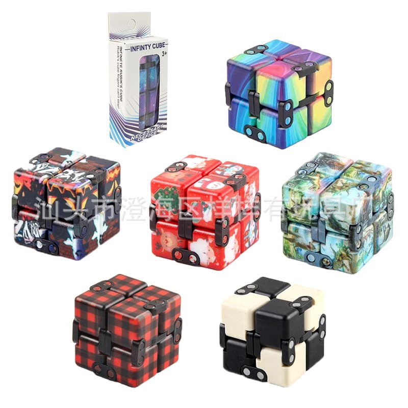(Negociação transfronteiriça), céu estrelado ilimitado, cubo de Rubik variável para dedo, brinquedo, halloween, anti-stress - imagem 6