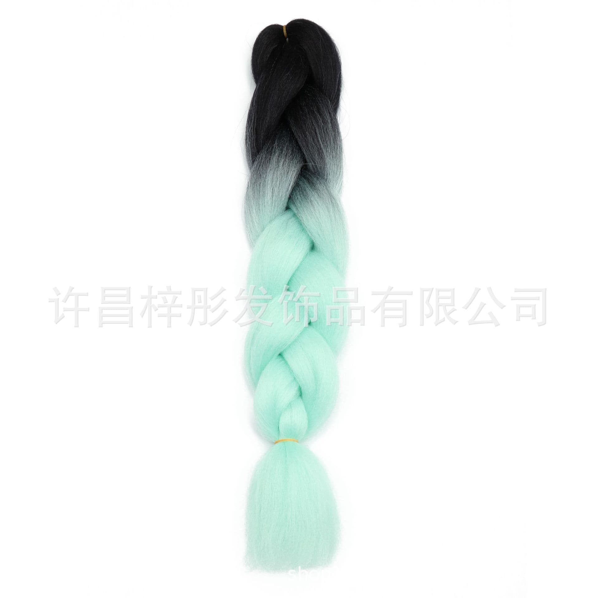[渐变化纤大辫子彩色大松辫  jumbo braid 高温丝 渐变色非洲大辫] - imagem 5
