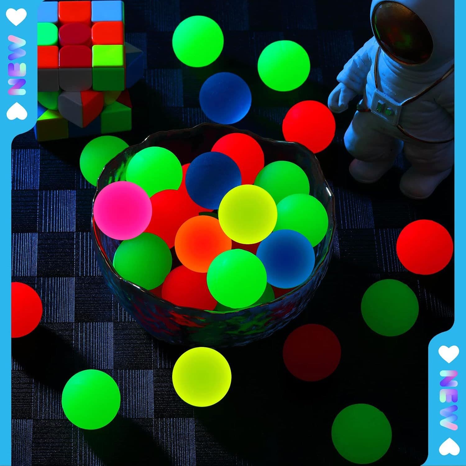 (Comércio internacional), céu estrelado, bola saltitante, brinquedo para pular, 32, brinquedo cápsula, ciência e tecnologia - imagem 14
