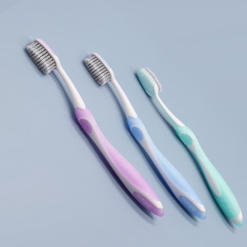 Escova de dentes de cerdas macias em espiral, escova de dentes de cerdas macias, remoção e limpeza de manchas de dentes em espiral, escova de dentes doméstica para adultos, Sapo 183B - imagem 1