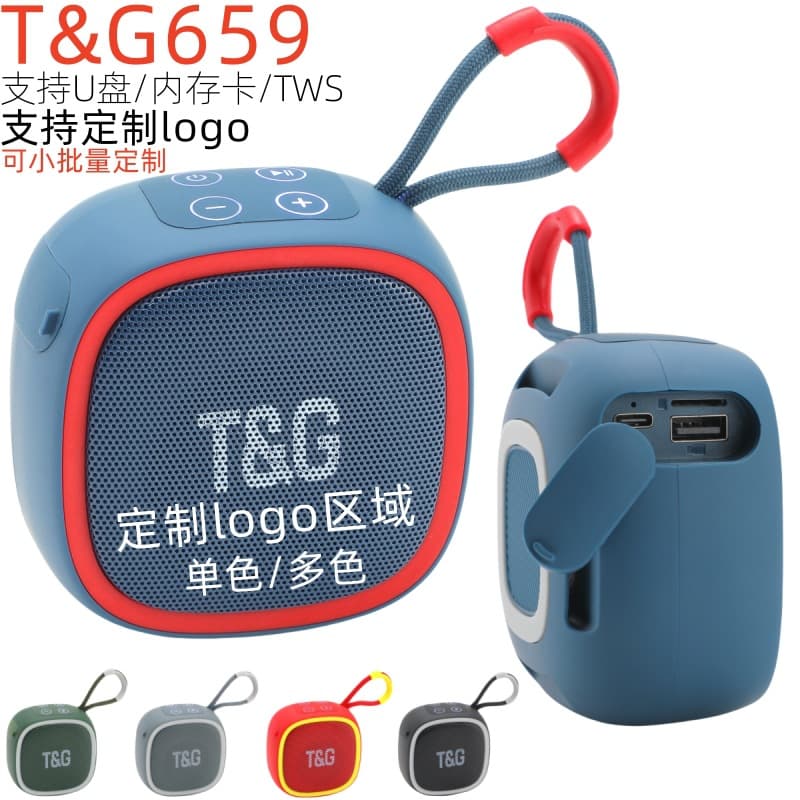 Novo Tg659 alto-falante bluetooth ao ar livre subwoofer sem fio mini presente de áudio cartão portátil áudio - imagem 3