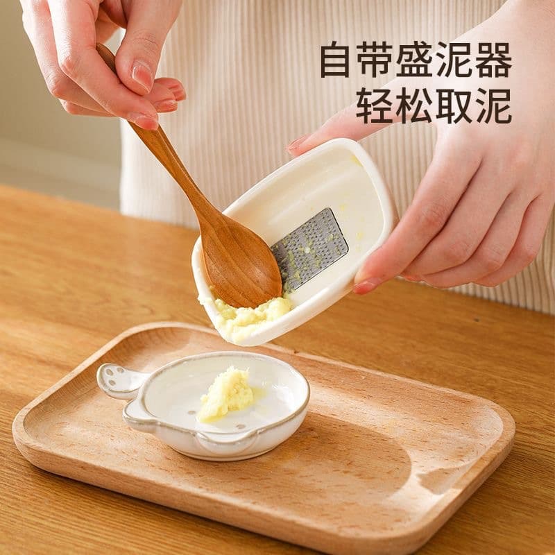 Moedor manual de gengibre, triturador de alho doméstico, gengibre, alho, cozinha, suplemento alimentar, triturador de alho, wasabi, mostarda - imagem 4