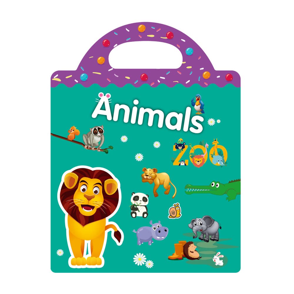 (Comércio transfronteiriço), livro infantil multiuso com adesivos, faça você mesmo, educação infantil, concentração - imagem 26