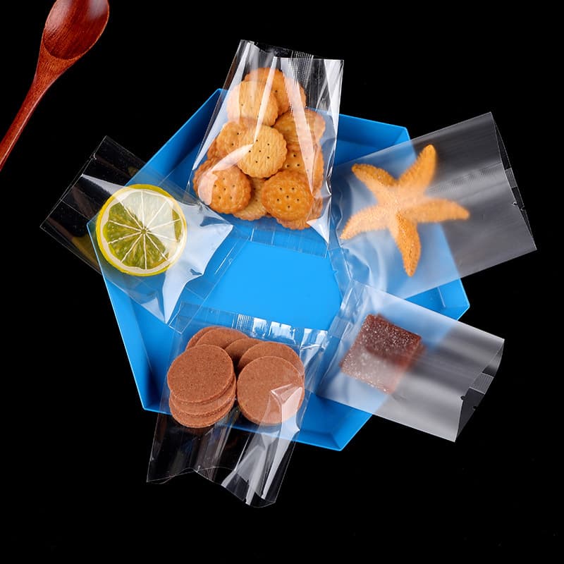 Saco de embalagem fosco translúcido, saco selador para máquina de biscoitos, floco de neve, bolo lunar, saco plástico para embalagem de alimentos - imagem 4