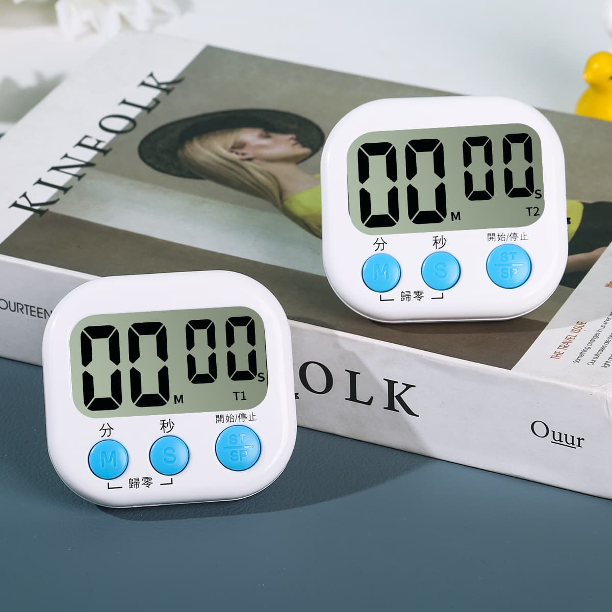 Mini temporizador gerenciador de tempo lembrete de contagem regressiva de cozinha temporizador de descarga de máquina rotativa - imagem 3