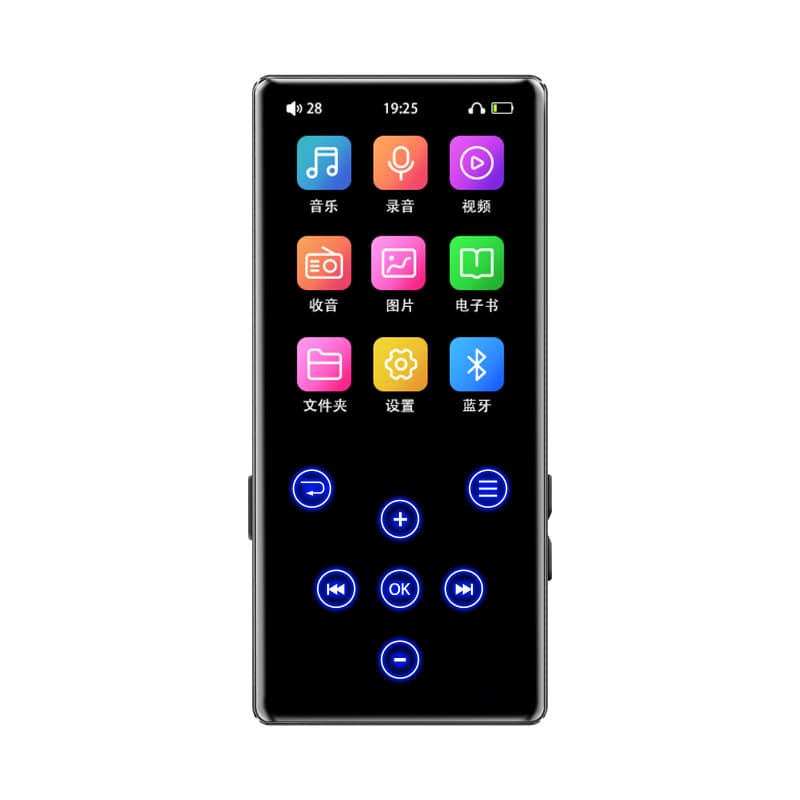 Estoque pronto para fábrica mp3 cross-mirror Bluetooth tela de toque externa mp4 leitor de música de estudante sem perdas HiFi - imagem 5
