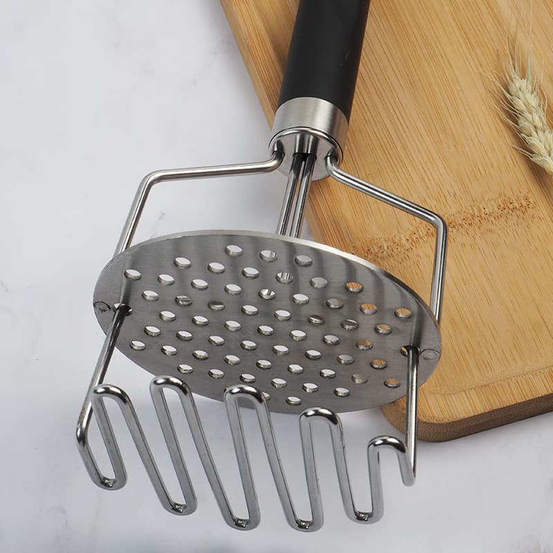 Espremedor de batatas em aço inoxidável Criativo prensa de batatas em aço inoxidável, utensílios de cozinha em estoque - imagem 5
