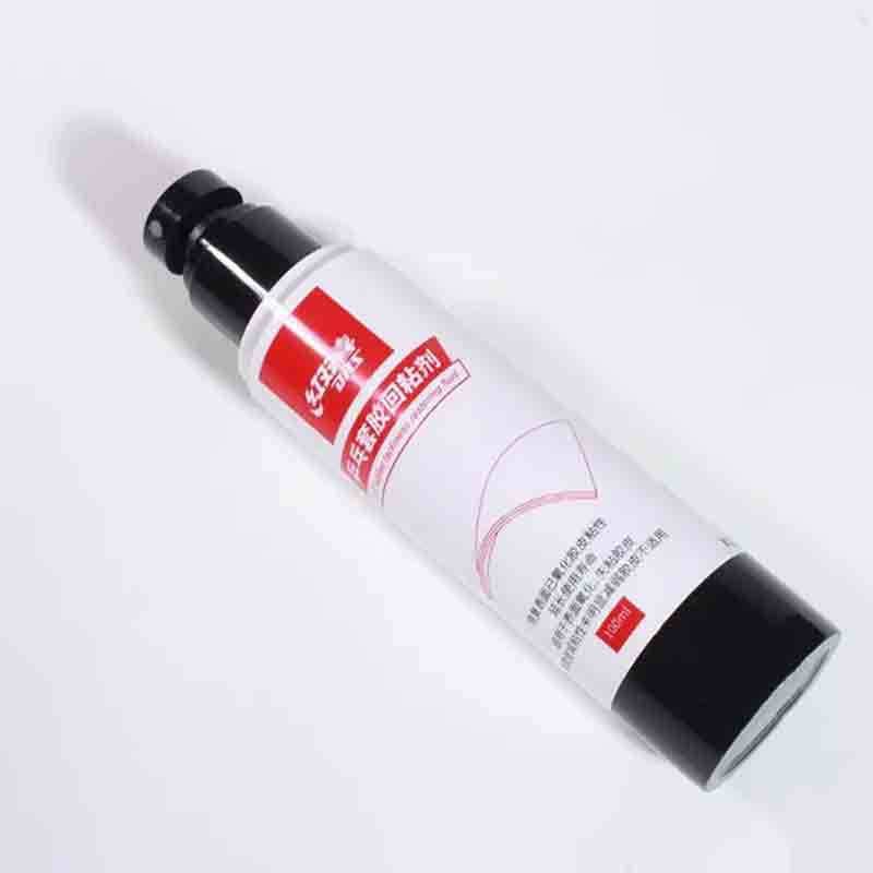Agente de suporte adesivo DHS Red Double Happiness O suporte adesivo de borracha para tênis de mesa RF09 e o agente de manutenção de borracha espessante são usados para borracha sem aderência. - imagem 5