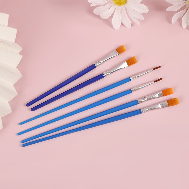Pincel infantil de nylon, delineador pigmentado, aquarela para criar transições gradientes, faça você mesmo - imagem 3