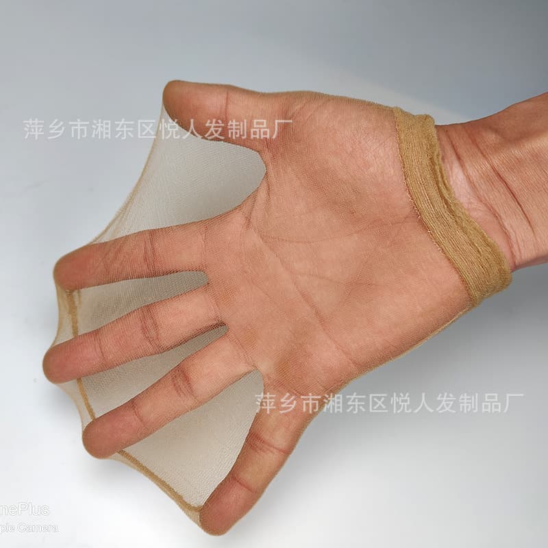 (Comércio transfronteiriço), meia-calça transparente, malha de cabelo de renda de náilon elástica, 2 peças - imagem 3
