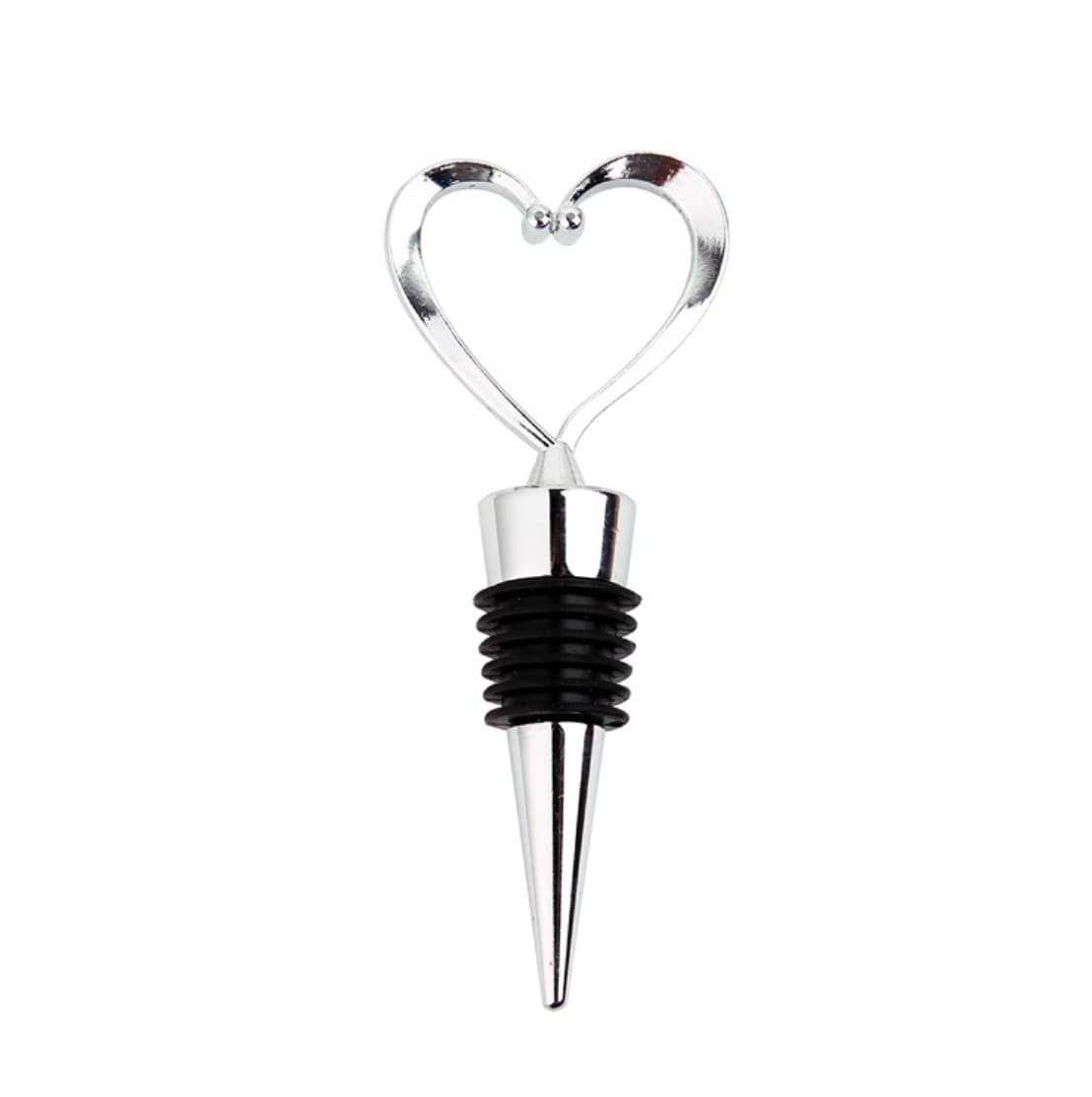 Rolha de vinho tinto em forma de coração, liga de zinco, garrafa de vinho tinto, rolha de garrafa de vinho, rolha de metal, conjunto de vinho em forma de cone para preservar o vinho - imagem 4