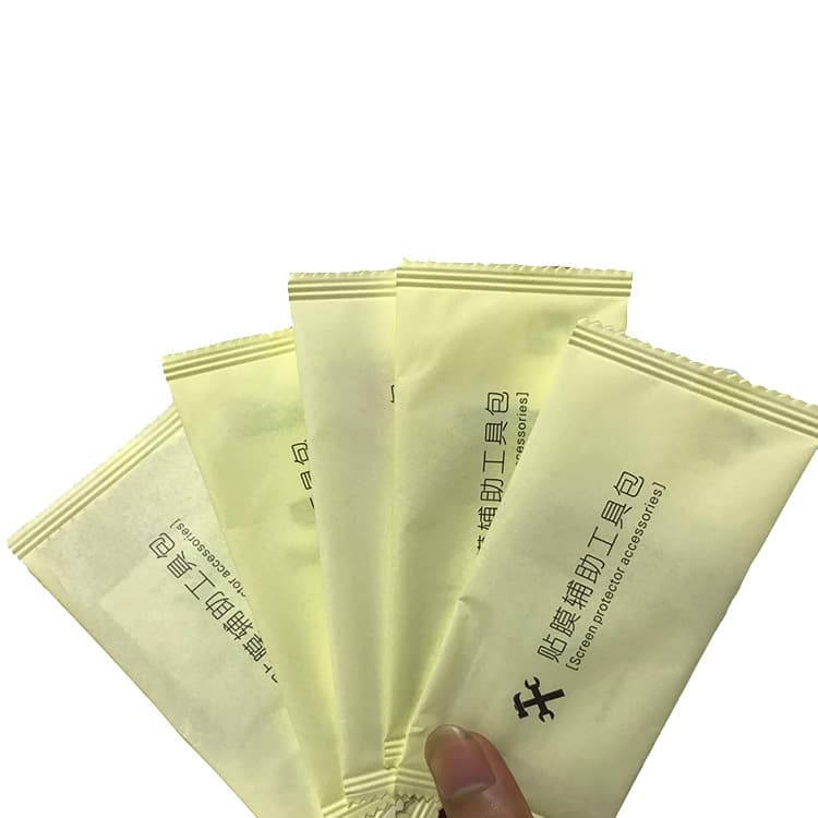 1 + 2 saco molhado e seco, conjunto de kit de ferramentas para remoção de poeira, pano de álcool, cartão de raspar, filme de telefone celular, algodão com álcool, saco de álcool - imagem 6