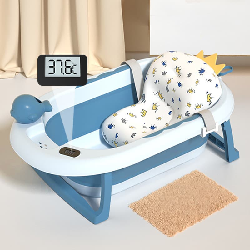 Banheira infantil para recém-nascidos, produto universal de higiene infantil para banho - imagem 3