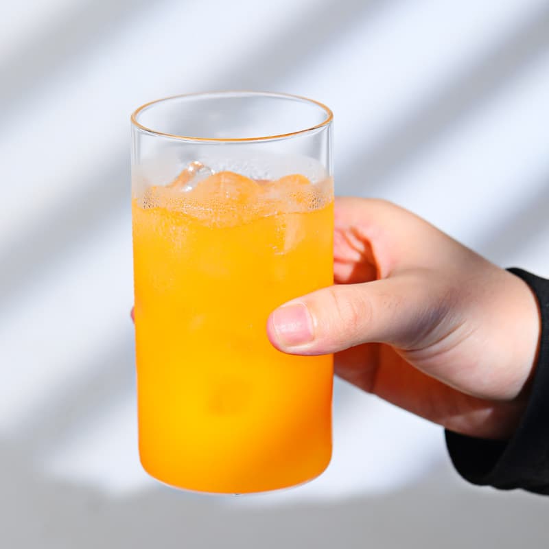 Copo de água de vidro com alto teor de borosilicato, personalizado, resistente a altas temperaturas, chá, leite, café da manhã, presente para casa, copo criativo - imagem 5