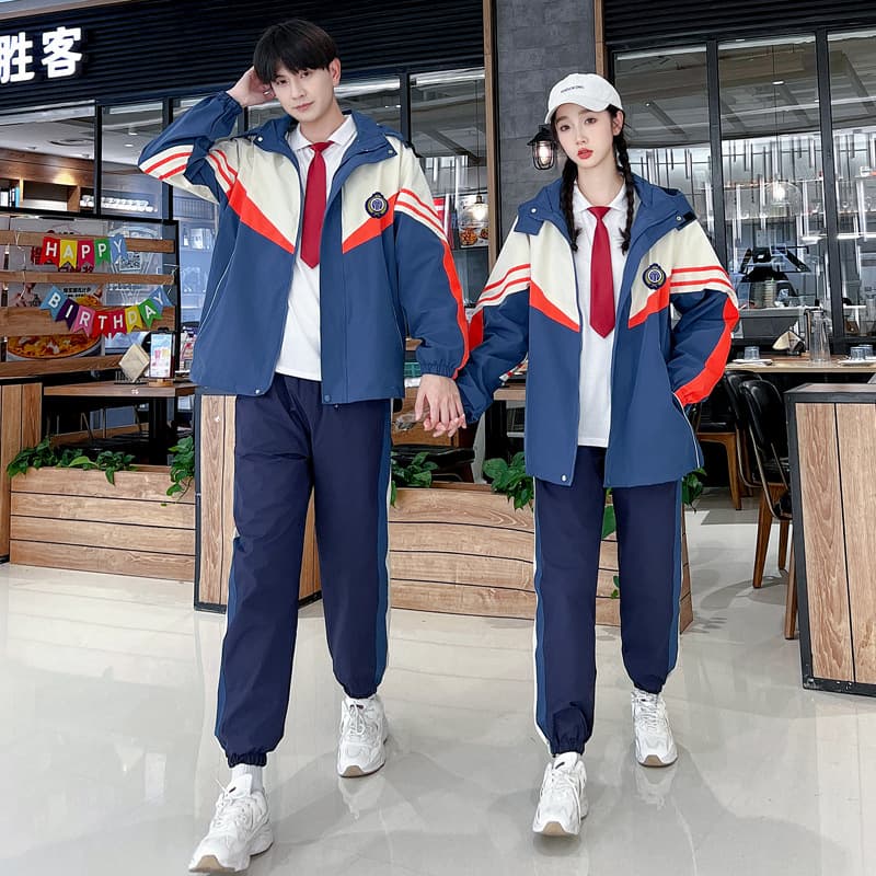 Roupas de casal de outono, jaqueta da moda para estudantes, 2023, para amados, conjunto de 3 peças - imagem 5