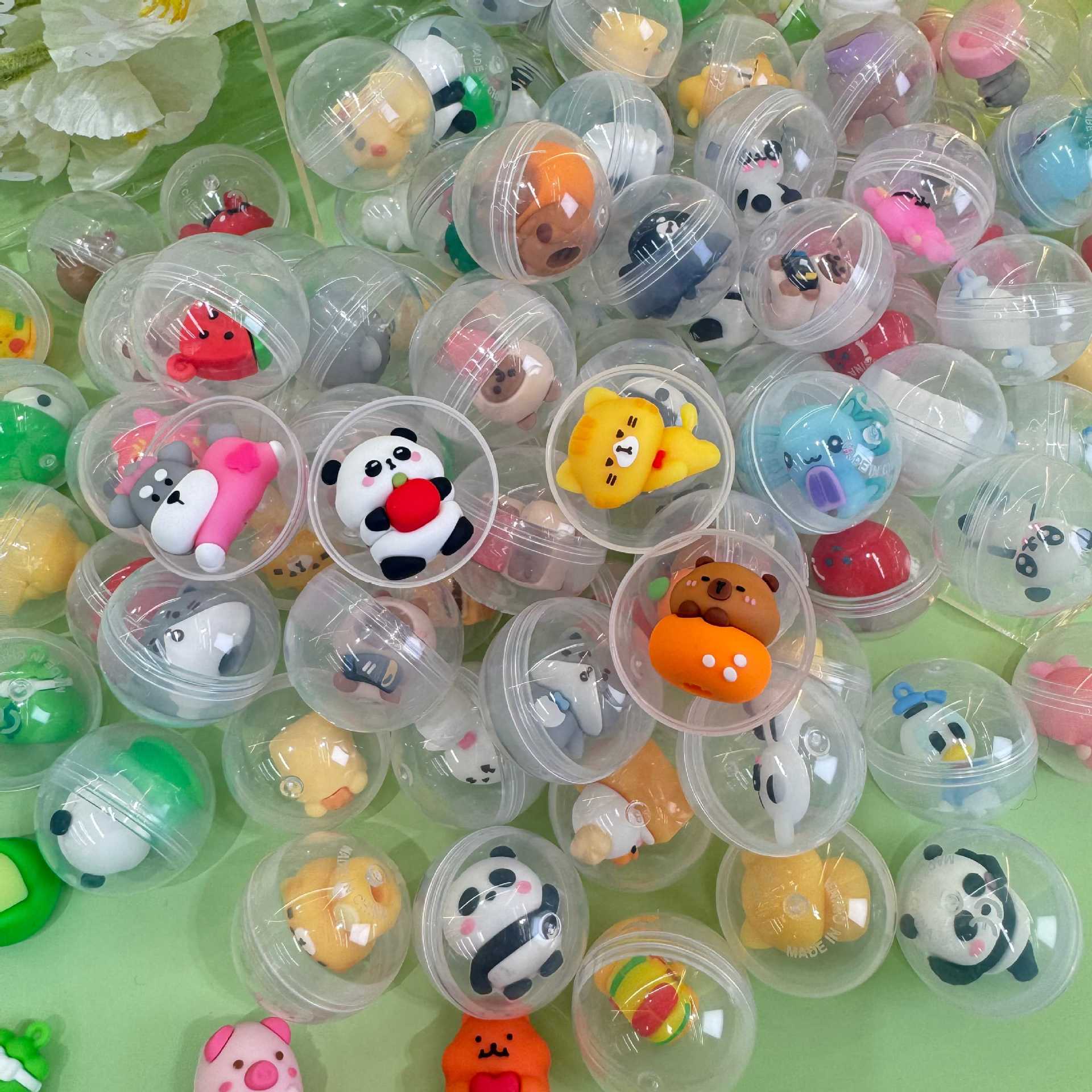 Boneca mista, borracha para parques de diversões, nova coleção, 32mm, brinquedo cápsula, 32mm - imagem 6