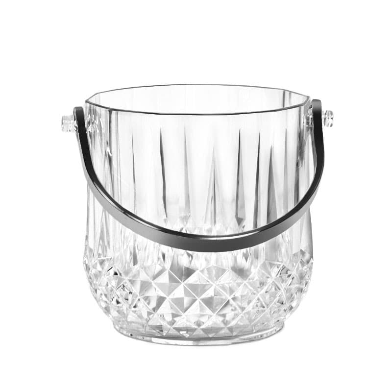Balde de gelo para sala, cubos de gelo de plástico transparente em polipropileno para uso comercial, para bares de karaokê - imagem 5