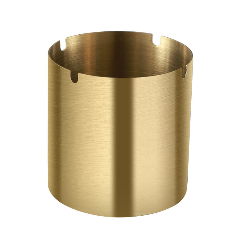 Cinzeiro de metal à prova de vento em aço inoxidável para hotel, proteção contra quedas - imagem 6