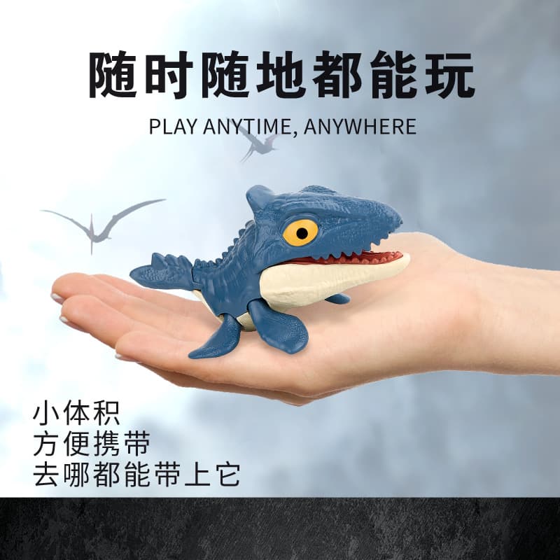 Dinossauro móvel, brinquedo realista, morde o dedo, tiranossauro Rex - imagem 3