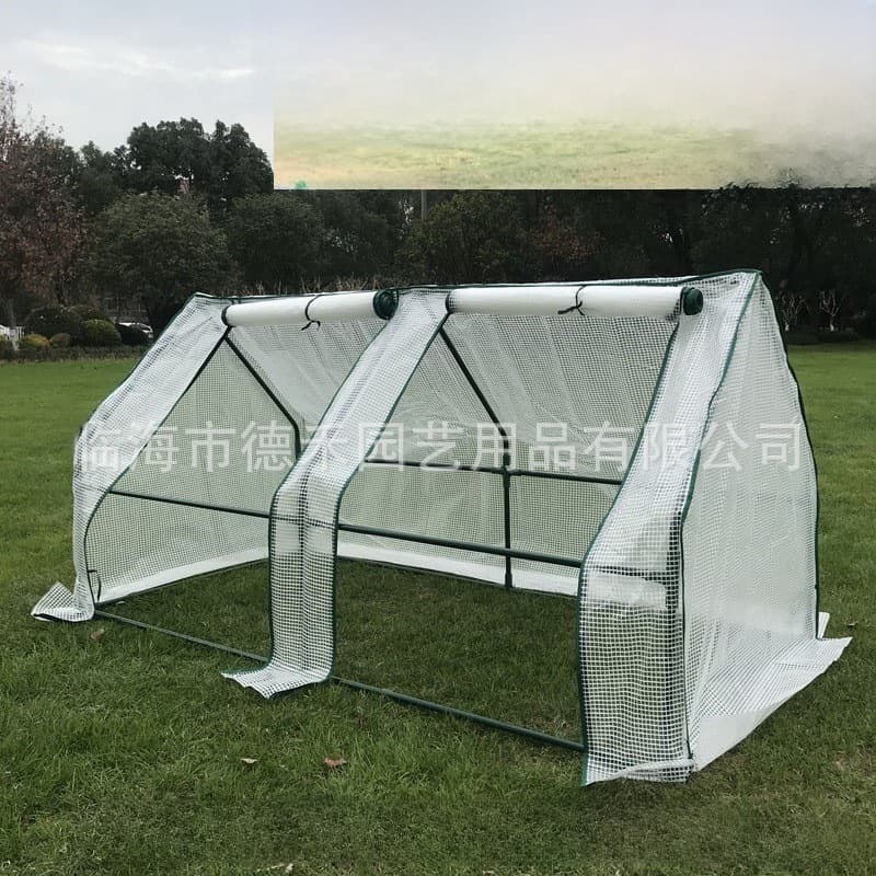 Estufa, galpão de flores, estufa, sala aquecida, sala de sol para plantas de flores suculentas tipo túnel, isolamento térmico e galpão de viveiro à prova de chuva - imagem 3