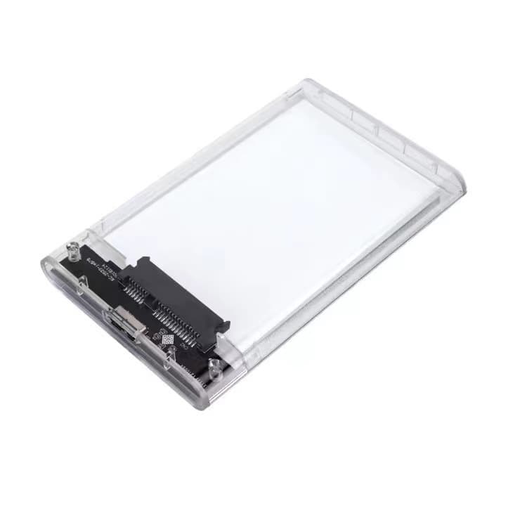 Caixa de disco rígido móvel transparente usb3.0 caixa de disco rígido de notebook de 2.5 polegadas sata serial disco rígido ssd de estado sólido - imagem 5