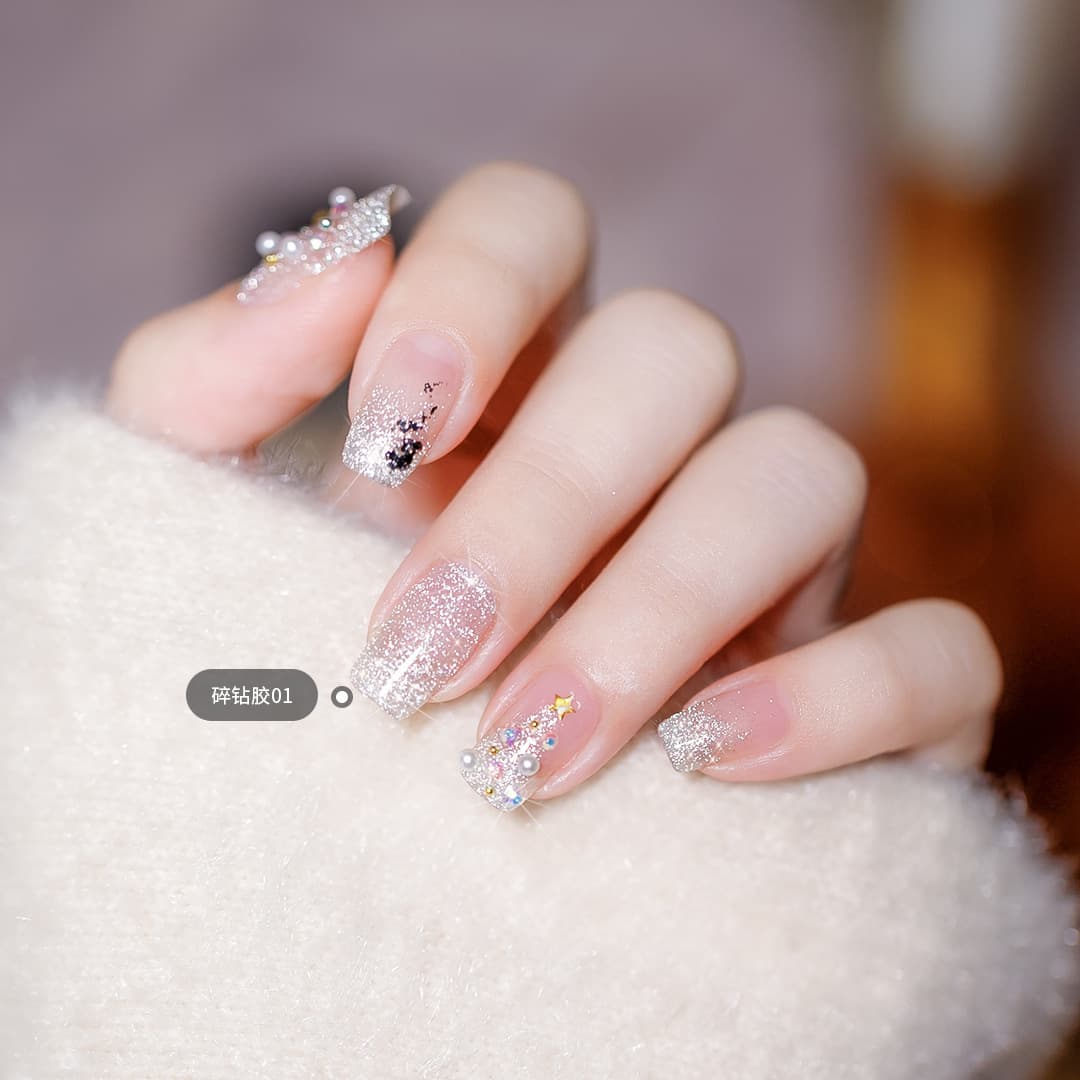 Esmalte Demi-season, conjunto, lantejoulas para manicure, efeito de longo prazo - imagem 5