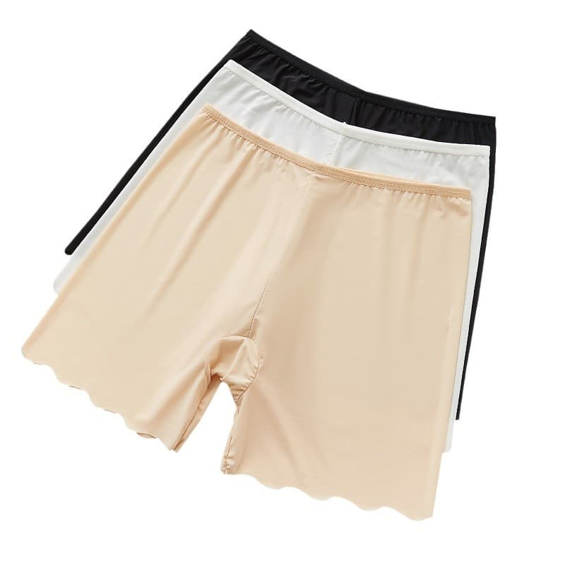 Calças seguras de seda, roupas íntimas de proteção de verão, shorts, leggings - imagem 6