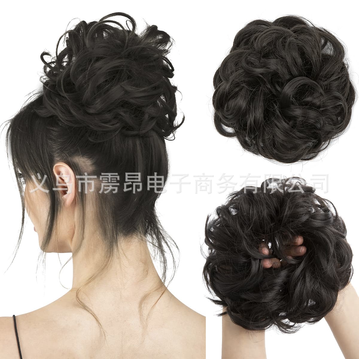 (Comércio internacional), peruca, corda de cabelo encaracolado, acessório de cabelo fosco, adiciona volume - imagem 6