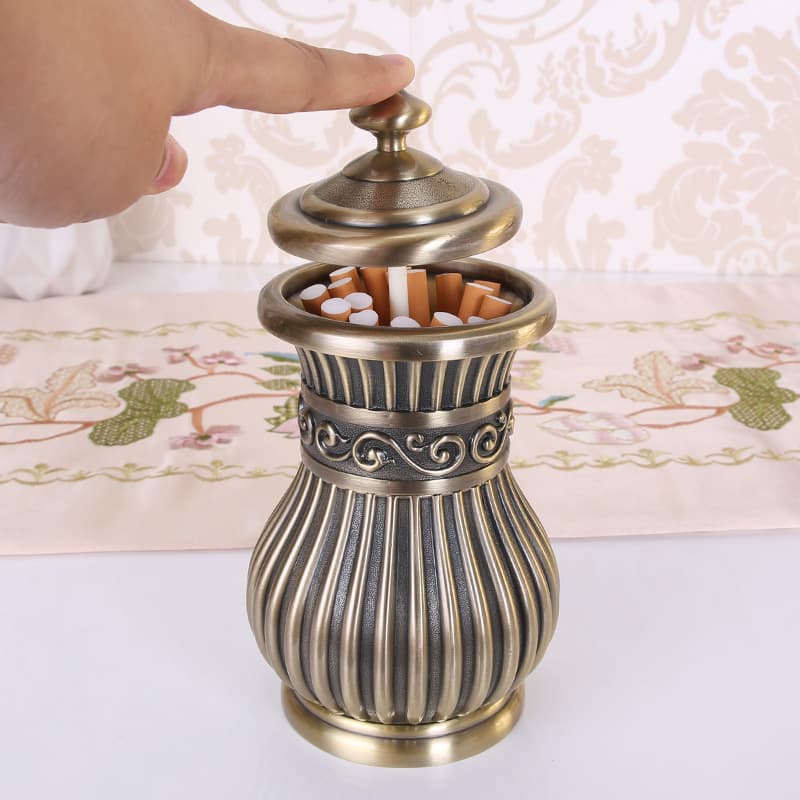 Cigarreira retrô criativa de metal masculino, estilo europeu, presente de aniversário - imagem 3