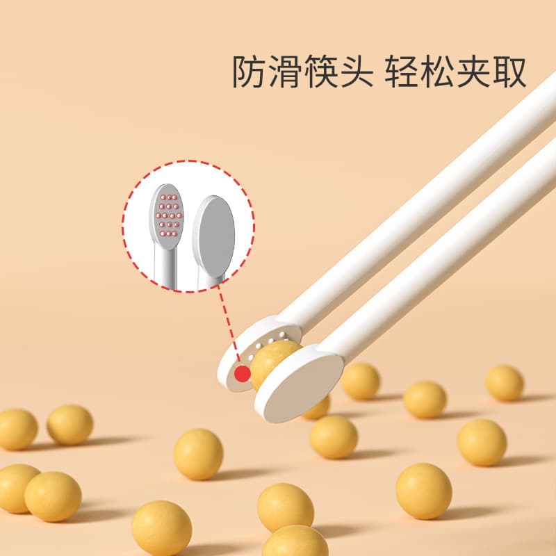 Pauzinhos infantis, prática portátil de desenho animado para treinamento de comida, talheres fofos para comida infantil - imagem 5
