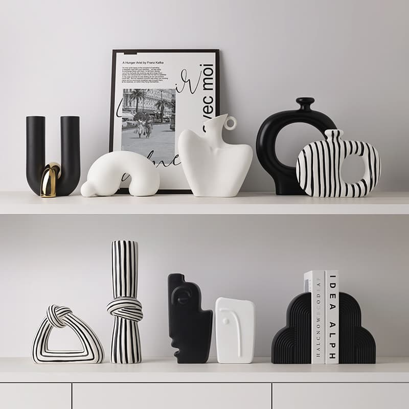 Decorações de cerâmica para hotéis, estilo de alta qualidade, estilo leve e luxuoso - imagem 1