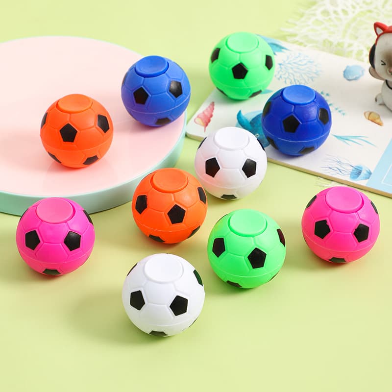 Pião giratório de futebol para dedo, brinquedo para idade precoce, criatividade infantil, antiestresse, presente de aniversário - imagem 5
