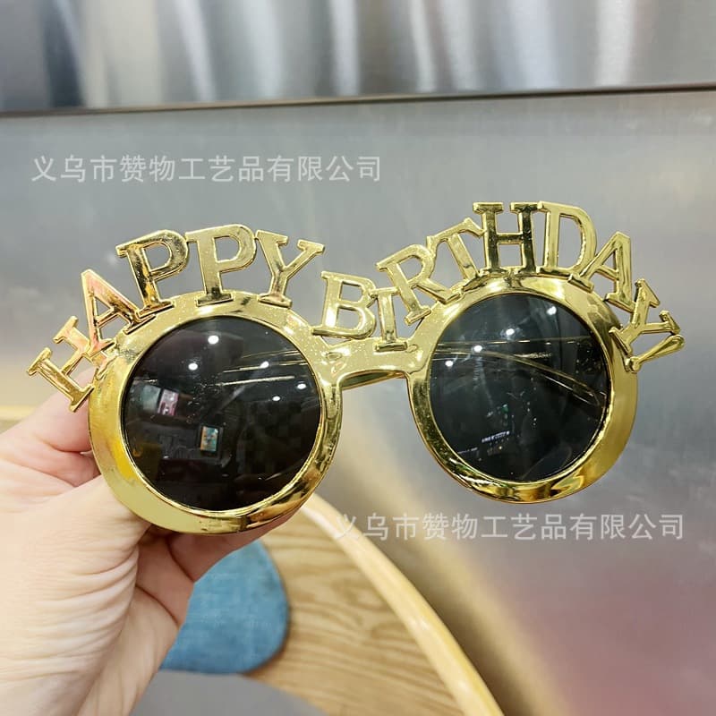 Óculos criativos engraçados de marca com letras, brinquedo, Coreia do Sul, presente criativo - imagem 3