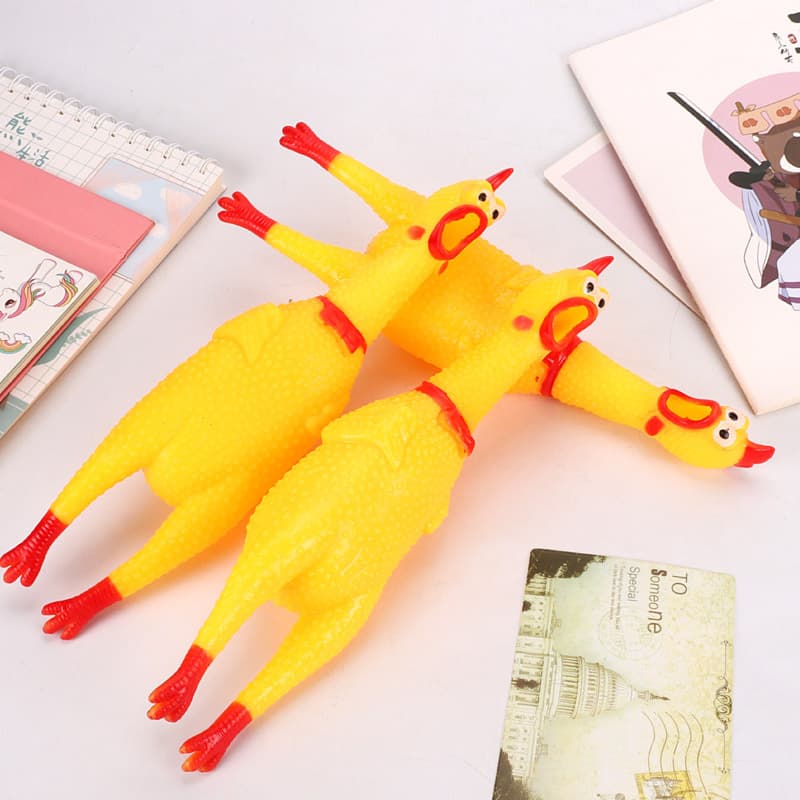 Galinha gritando pequena, brinquedo, antiestresse - imagem 5