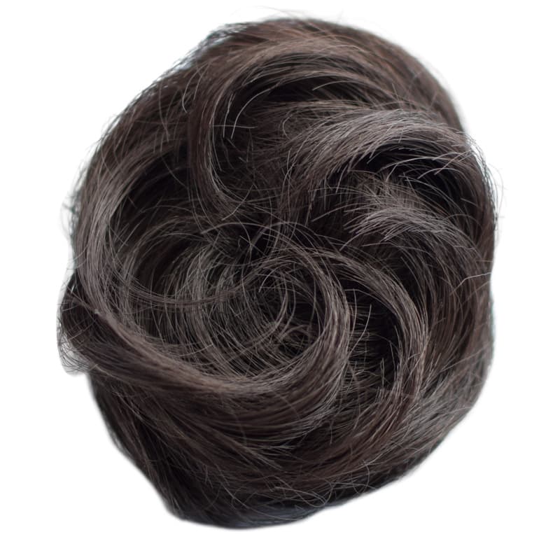 Peruca, pequeno alfinete de caranguejo, grampo de cabelo feito de cabelo real - imagem 6