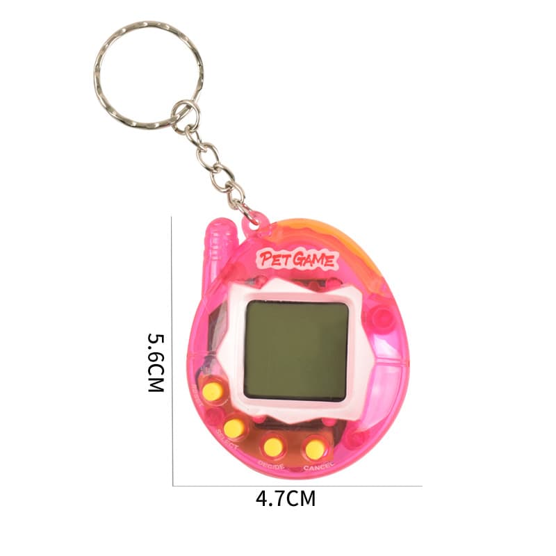 (Comércio internacional), pequeno Tamagotchi, console de jogos, brinquedo, chaveiro, animal de estimação - imagem 5