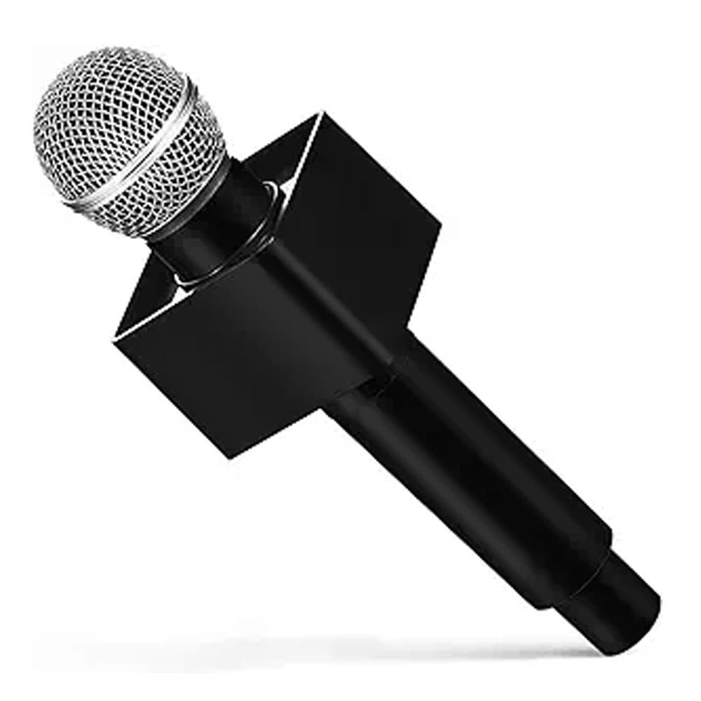 Adereços de microfone falso simulam pequenos repórteres entrevistando crianças com modelo de sincronização labial eloquência classe pequeno microfone host - imagem 3