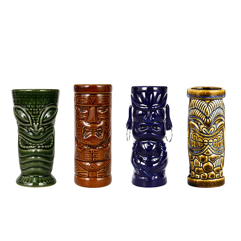 Copo de coquetel havaiano copo de cerâmica personalidade criativa pirata tiki tiki copo bar copo de vinho especial - imagem 5