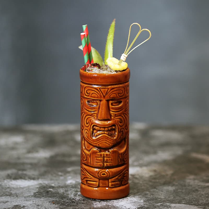 Copo de coquetel havaiano copo de cerâmica personalidade criativa pirata tiki tiki copo bar copo de vinho especial - imagem 4