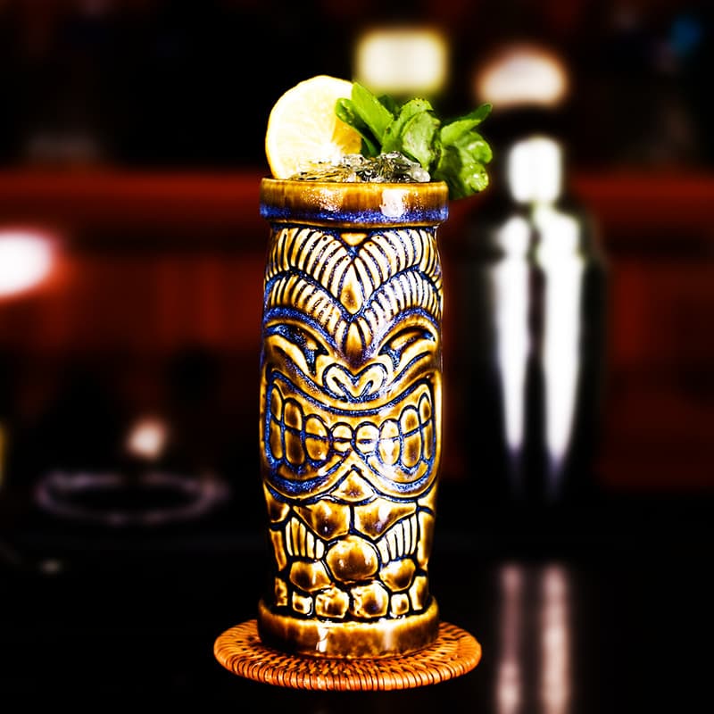 Copo de coquetel havaiano copo de cerâmica personalidade criativa pirata tiki tiki copo bar copo de vinho especial - imagem 2