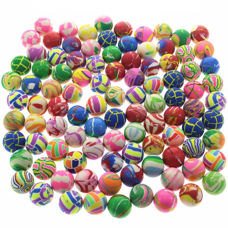 Bola saltitante de borracha, brinquedo ecológico, 32, material, brinquedo cápsula - imagem 6