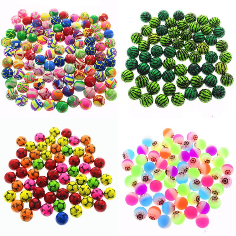 Bola saltitante de borracha, brinquedo ecológico, 32, material, brinquedo cápsula - imagem 1