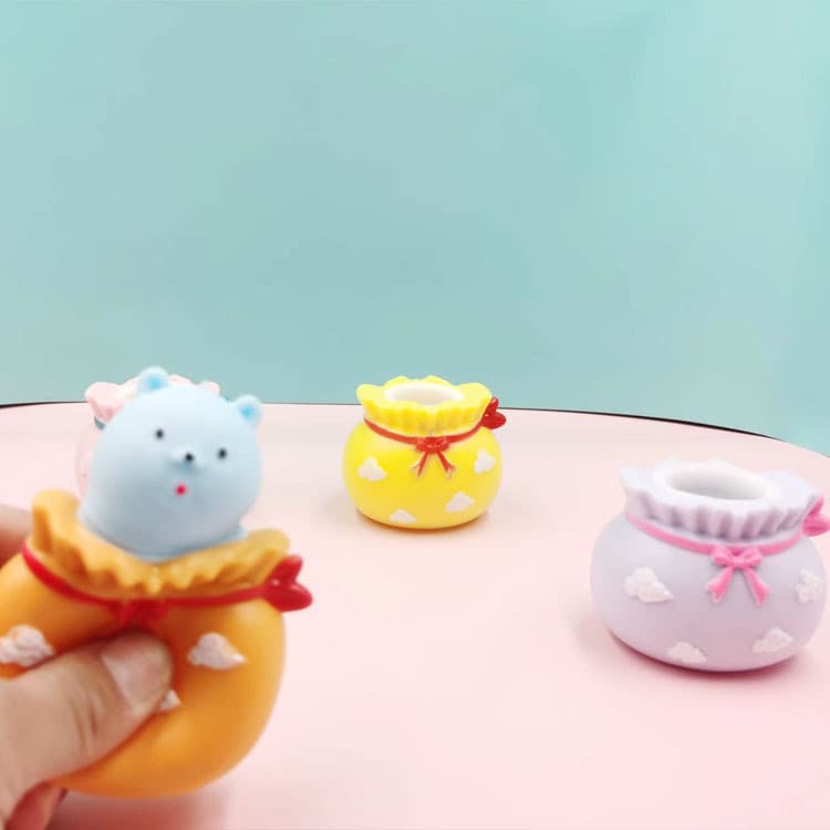 (Comércio transfronteiriço), coelho, lodo, brinquedo, com ursinhos, anti-stress - imagem 5