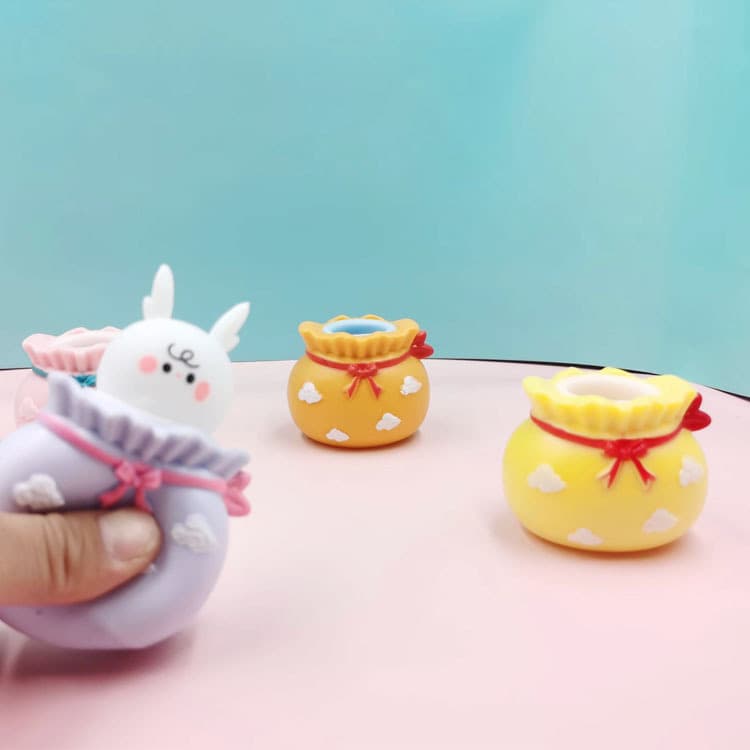 (Comércio transfronteiriço), coelho, lodo, brinquedo, com ursinhos, anti-stress - imagem 3
