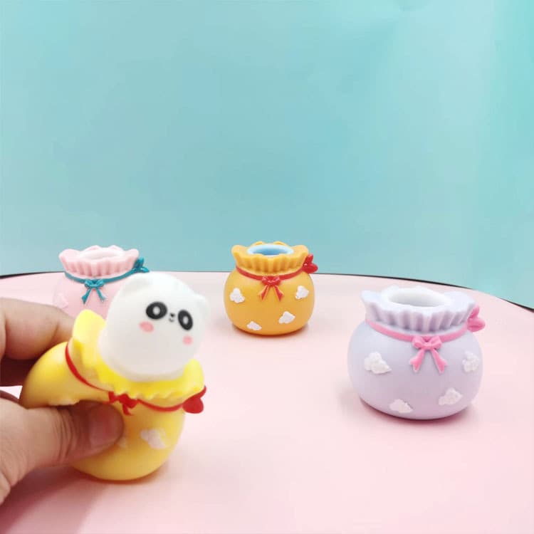(Comércio transfronteiriço), coelho, lodo, brinquedo, com ursinhos, anti-stress - imagem 4