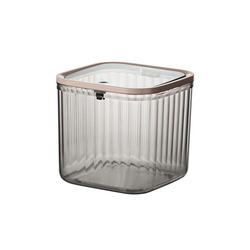 [Hedouc] Lixeira de mesa para mesa de jantar, cômoda, mini cesta de papel doméstica com tampa e anel de pressão - imagem 6