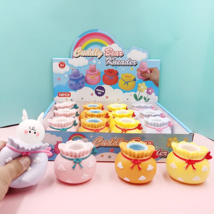 (Comércio transfronteiriço), coelho, lodo, brinquedo, com ursinhos, anti-stress - imagem 1