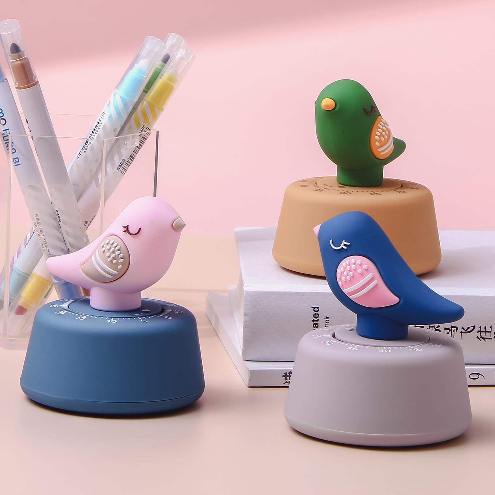 Chirp bird temporizador de contagem regressiva, estudante, gerente de tempo de aprendizagem, temporizador de cozinha, presente escolar - imagem 5