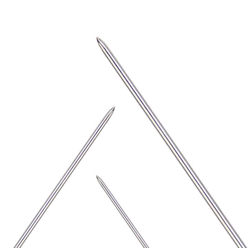 Agulha de costura manual grande olho doméstico, agulha de costura dourada com cauda dourada, agulha de ponto cruz de alta qualidade, ferramenta de tricô, agulha grande com buraco - imagem 4